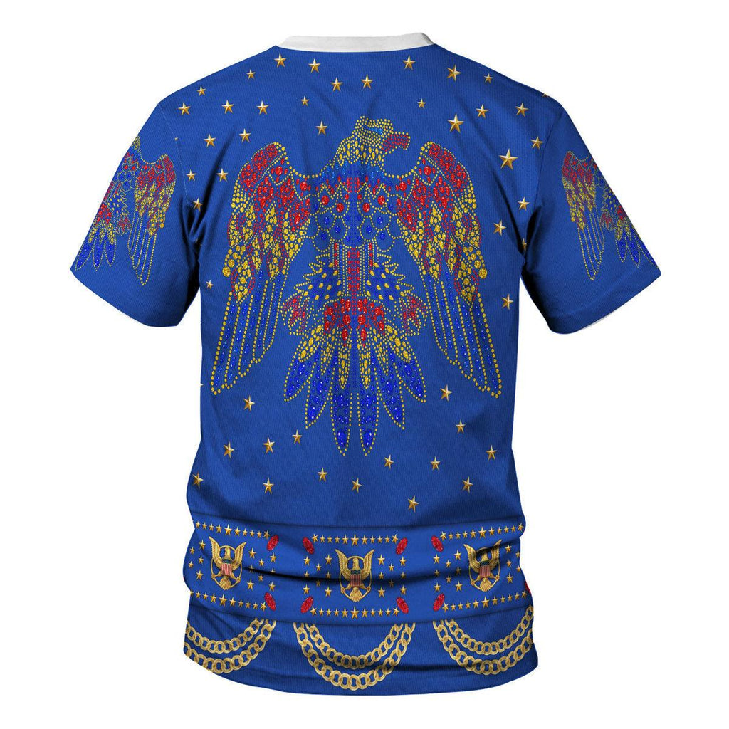 Oodiegang Elvis EAGLE Blue Costume Hoodie Sweatshirt T-Shirt Sweatpants - Oodiegang.com