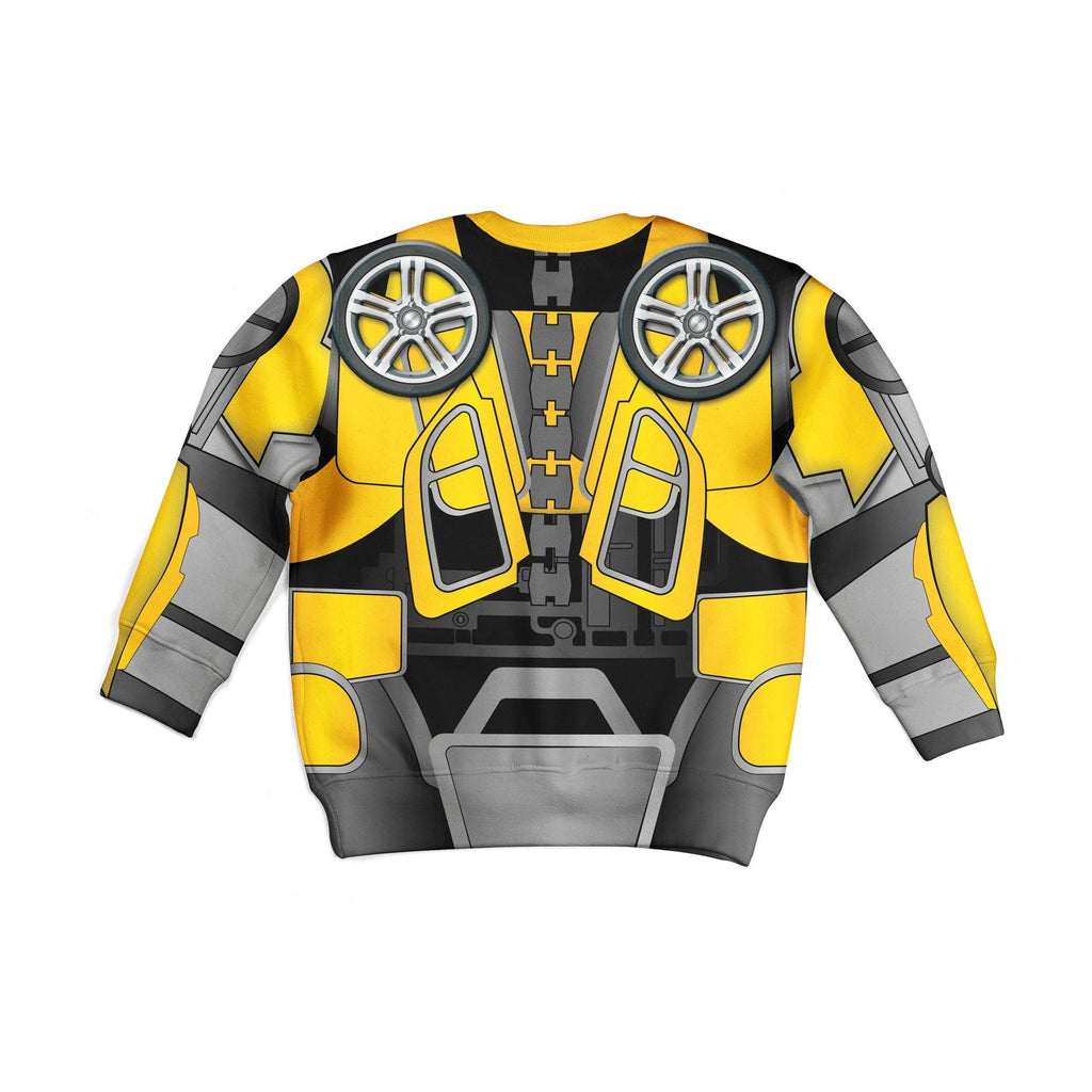 OodieGang Bumblebee Kid Costume Cosplay Hoodie Sweatshirt T-Shirt - OodieGang.com