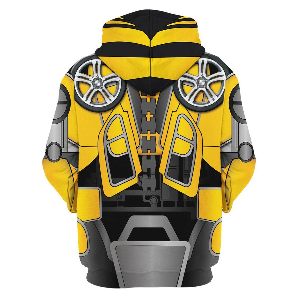 OodieGang Bumblebee Costume Cosplay Hoodie Tracksuit - OodieGang