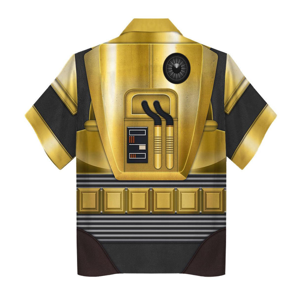 1978 Cylon Gold Costumes on Display T-shirt Hoodie Sweatpants Apparel - OodieGang.com