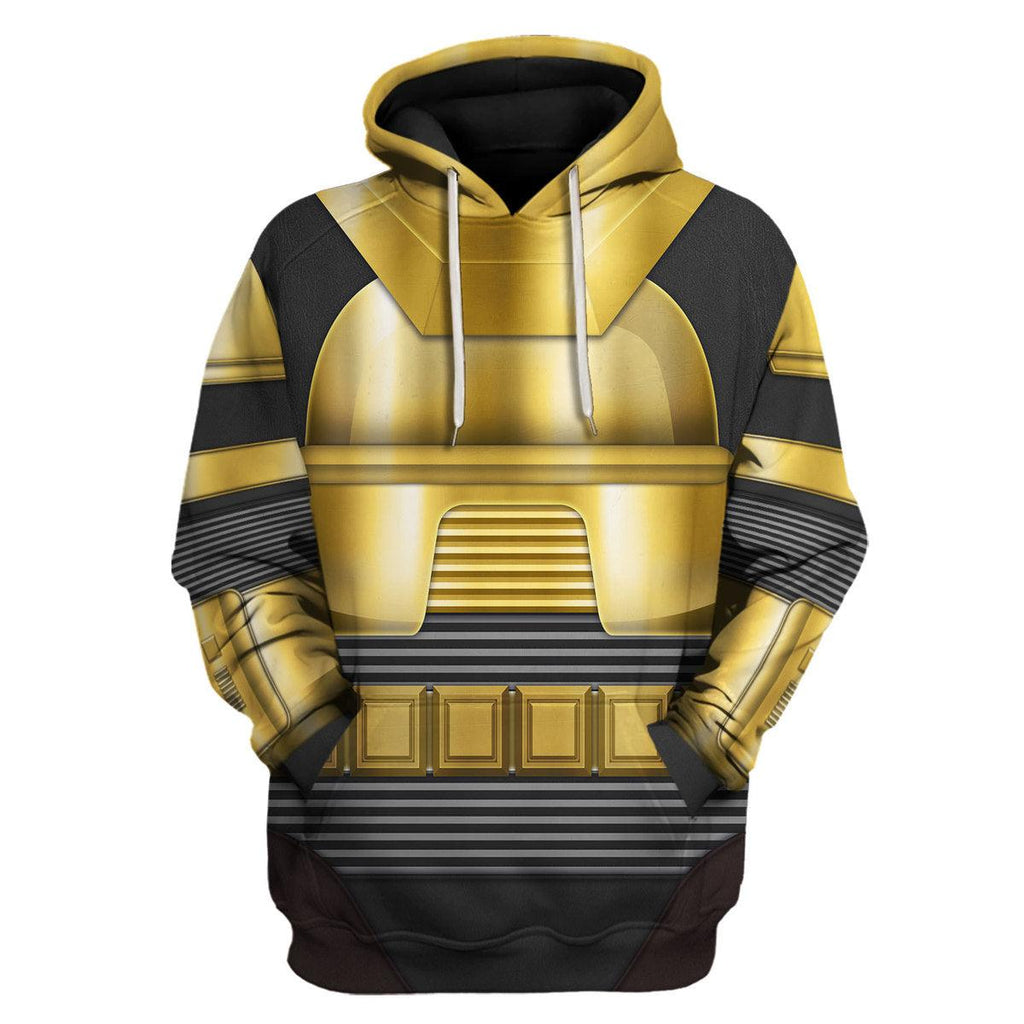 1978 Cylon Gold Costumes on Display T-shirt Hoodie Sweatpants Apparel - OodieGang.com