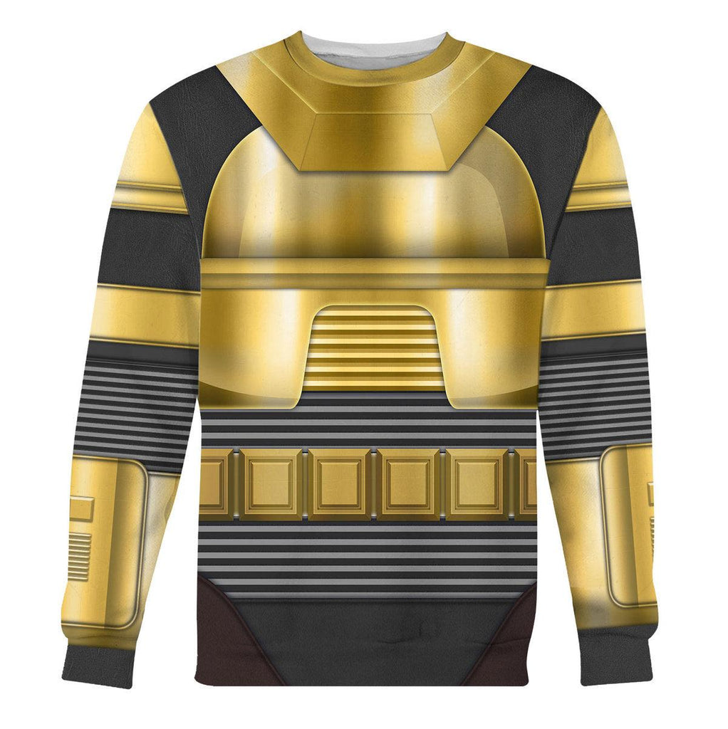 1978 Cylon Gold Costumes on Display T-shirt Hoodie Sweatpants Apparel - OodieGang.com