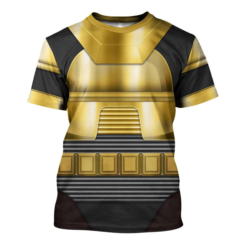 1978 Cylon Gold Costumes on Display T-shirt Hoodie Sweatpants Apparel - OodieGang.com