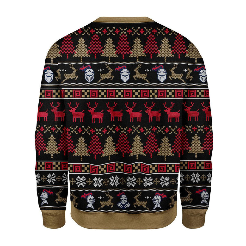 Oodiegang Knight Templar Christmas Ugly Sweater - Oodiegang.com