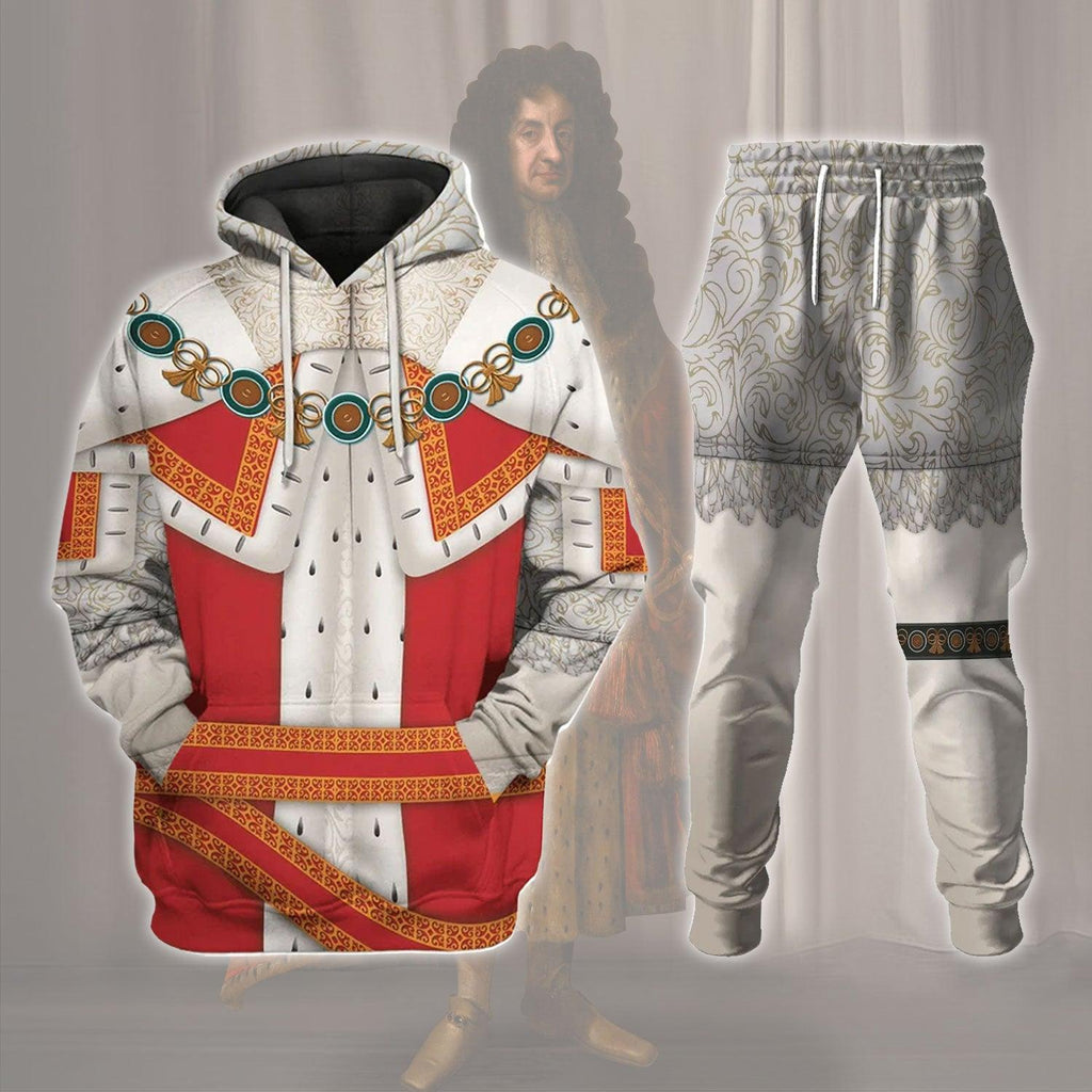 OodieGang Charles II King of England Costume Hoodie Sweatshirt T-Shirt Tracksuit - OodieGang.com