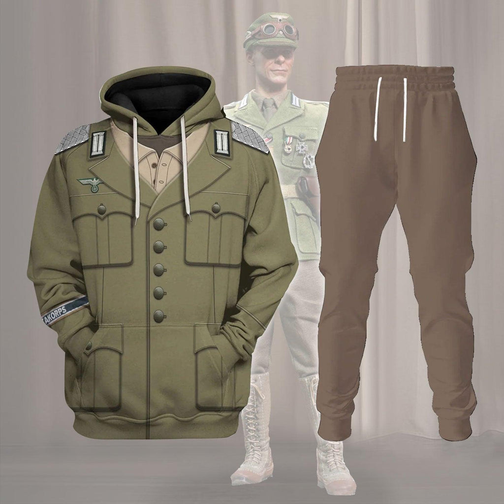 OodieGang Wehrmacht Heer Afrikakorps Officers Costume Hoodie Sweatshirt T-Shirt Tracksuit - OodieGang.com