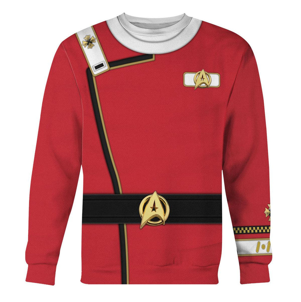 Admiral James T. Kirk Costume Officer Hoodie Sweatshirt T-Shirt Sweatpants Apparel - OodieGang.com