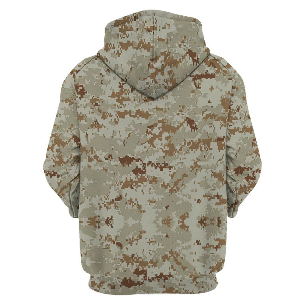 American Marine Pattern Desert Camo - OodieGang