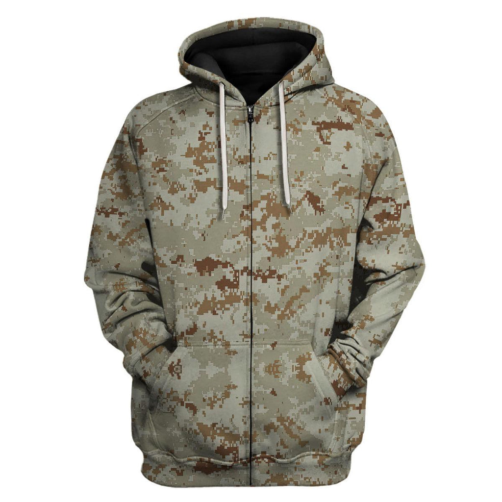 American Marine Pattern Desert Camo - OodieGang