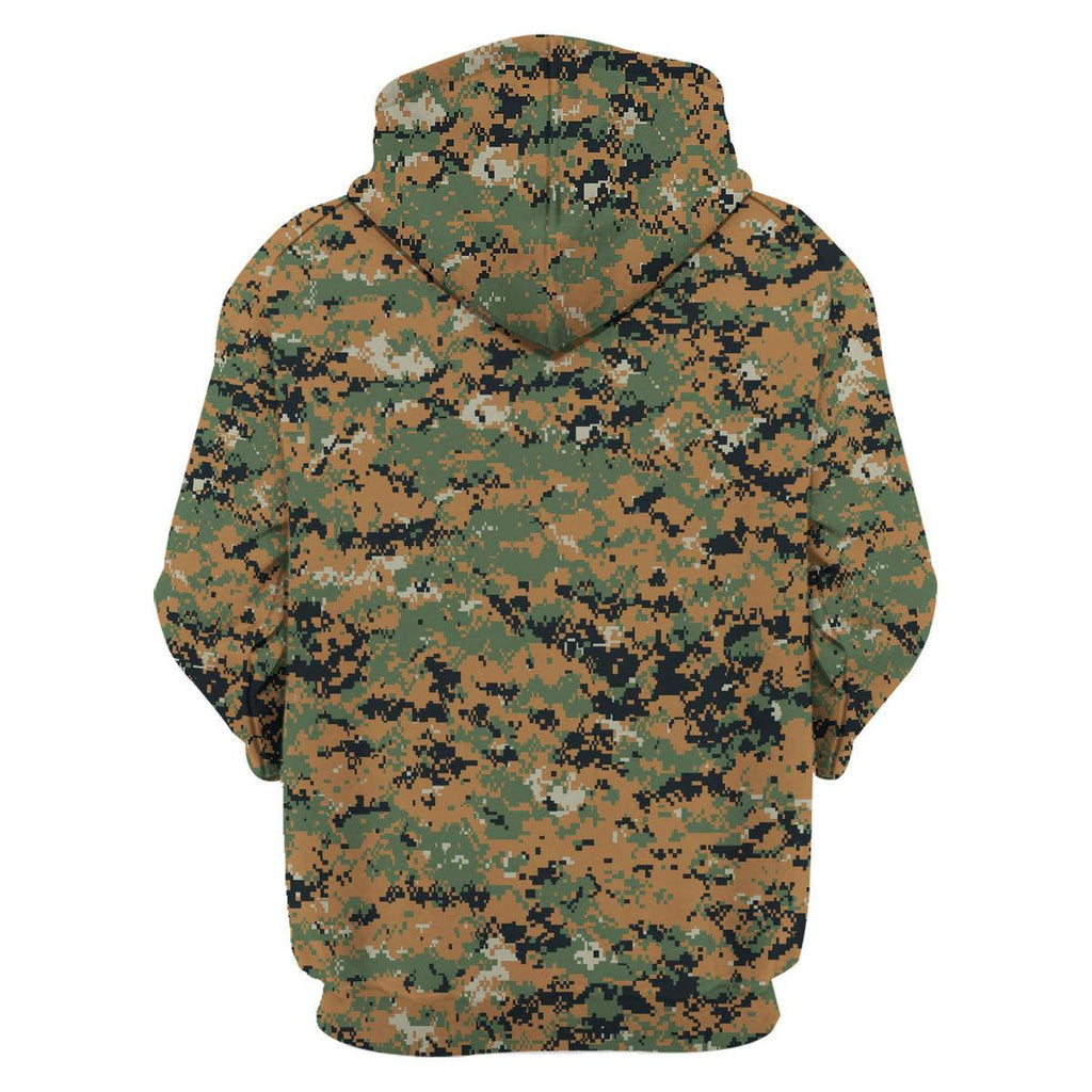 American MARPAT Marine pattern Woodland Camo - OodieGang