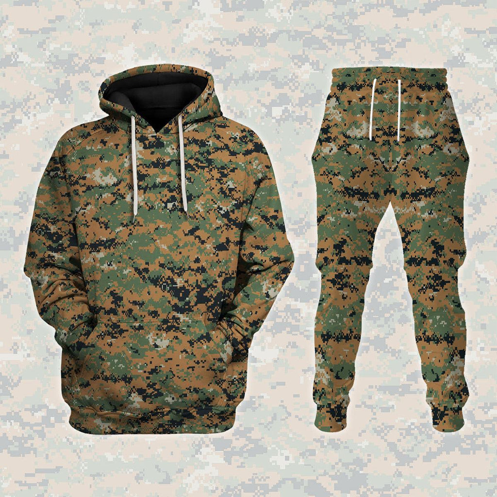 American MARPAT Marine pattern Woodland Camo - OodieGang