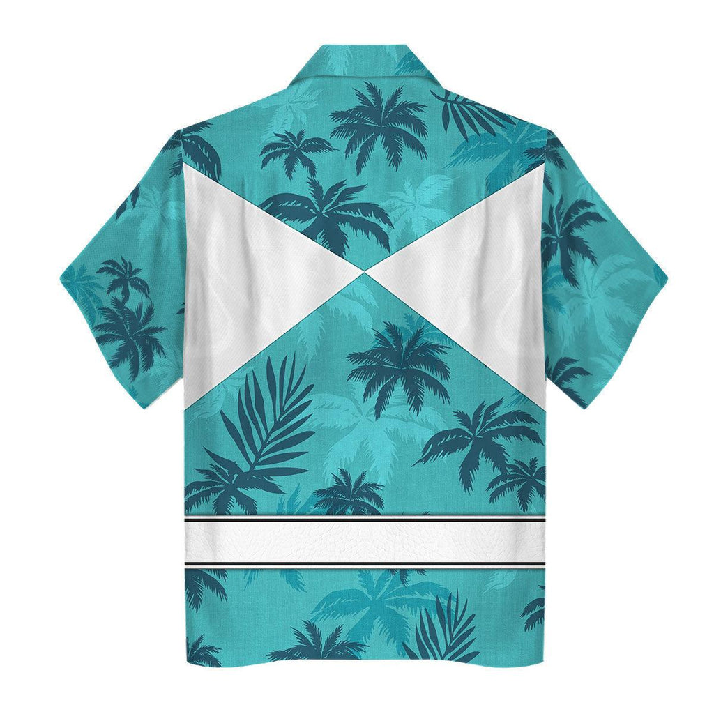 Belt Blue Ranger x Tommy Vercetti Hawaiian Shirt Beach Shorts - OodieGang.com