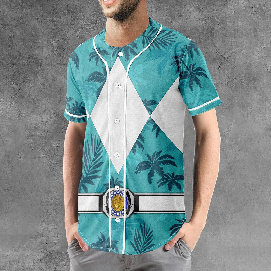 Belt Blue Ranger x Tommy Vercetti MLB Jersey Shirt Beach Shorts - OodieGang.com