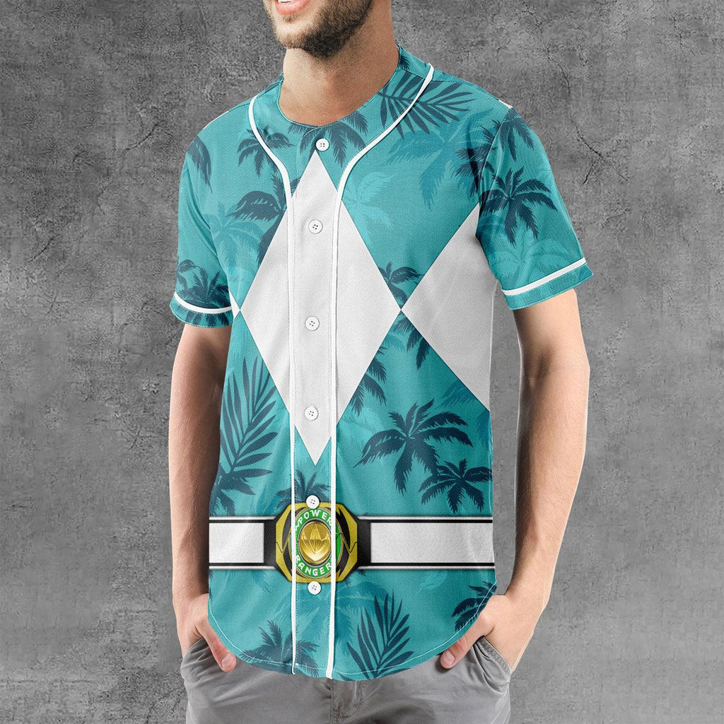 Belt Green Ranger x Tommy Vercetti MLB Jersey Shirt Beach Shorts - OodieGang.com