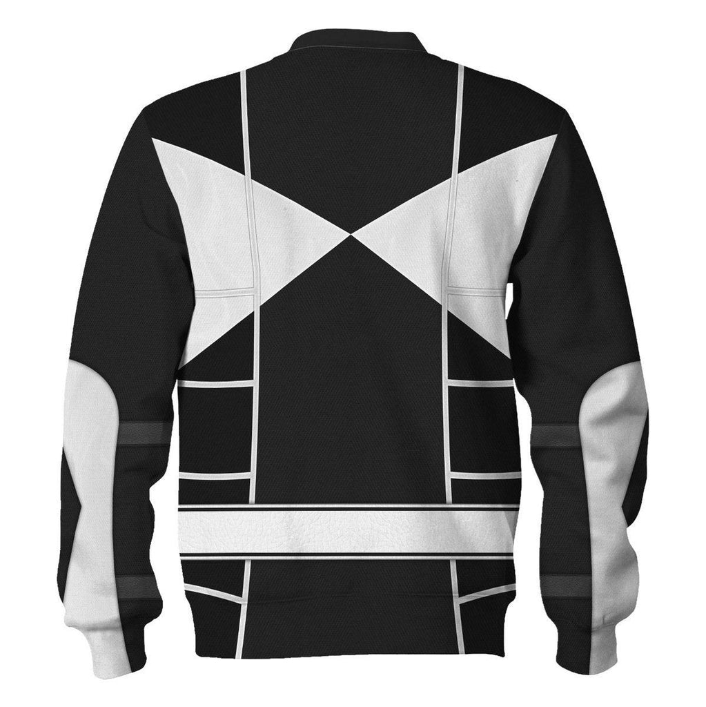 Black Ranger Mighty Morphin Cosplay Hoodies Sweatshirt T-shirt Hawaiian - OodieGang.com