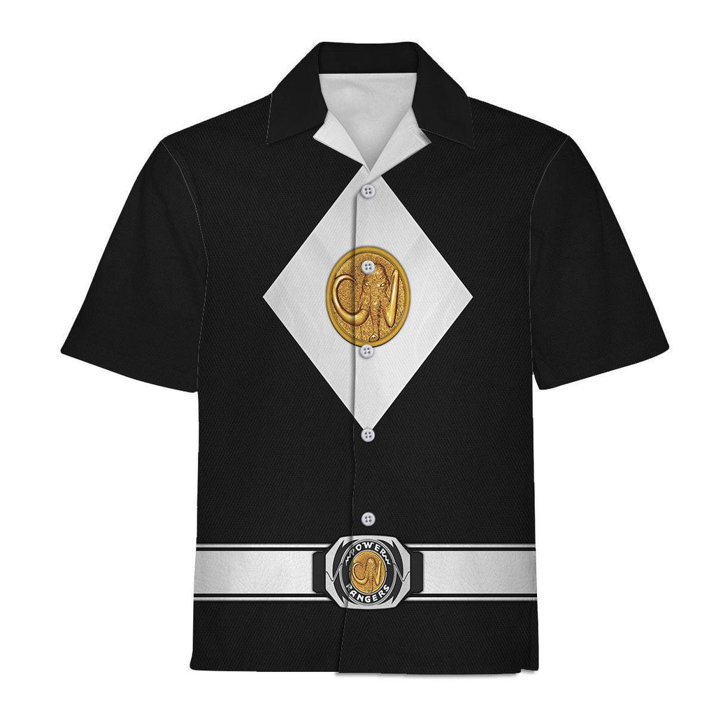 Black Ranger Mighty Morphin The Movie (1995) Hoodies Sweatshirt T-shirt Hawaiian - OodieGang.com