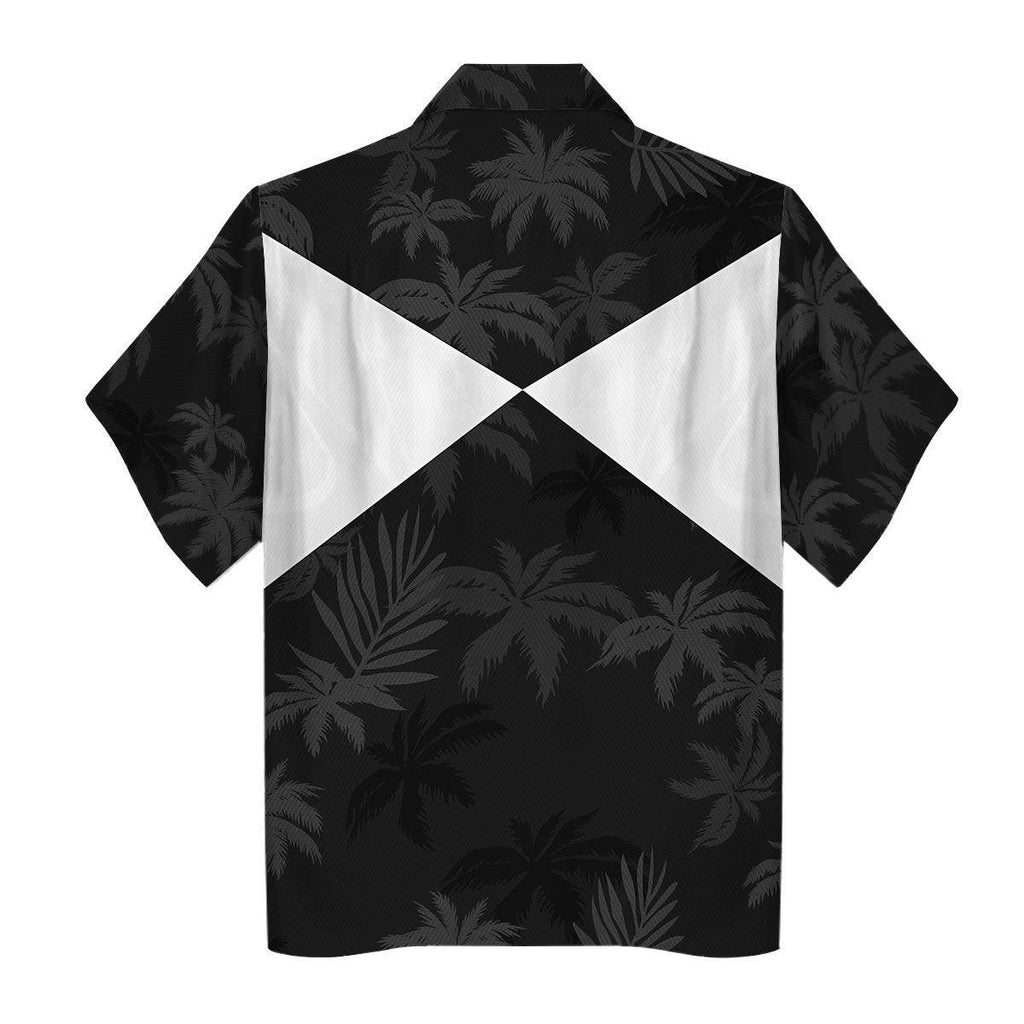 Black Ranger x Tommy Vercetti Hawaiian Shirt & Beach Shorts - OodieGang.com