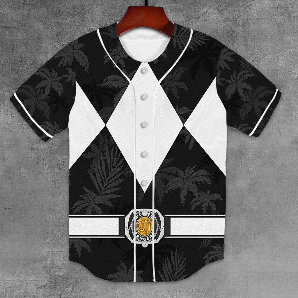 Black Ranger x Tommy Vercetti MLB Jersey Shirt Beach Shorts - OodieGang.com