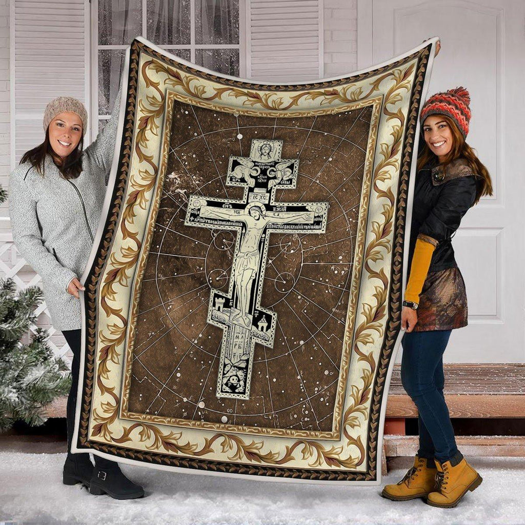 Blanket Eastern Orthodox Cross - OodieGang