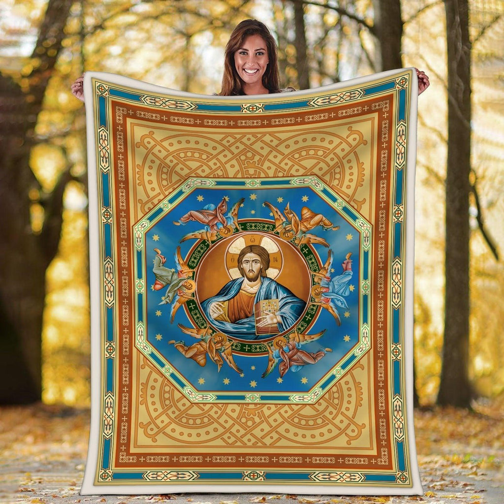 Blanket Jesus Christ Eastern Orthodox - OodieGang