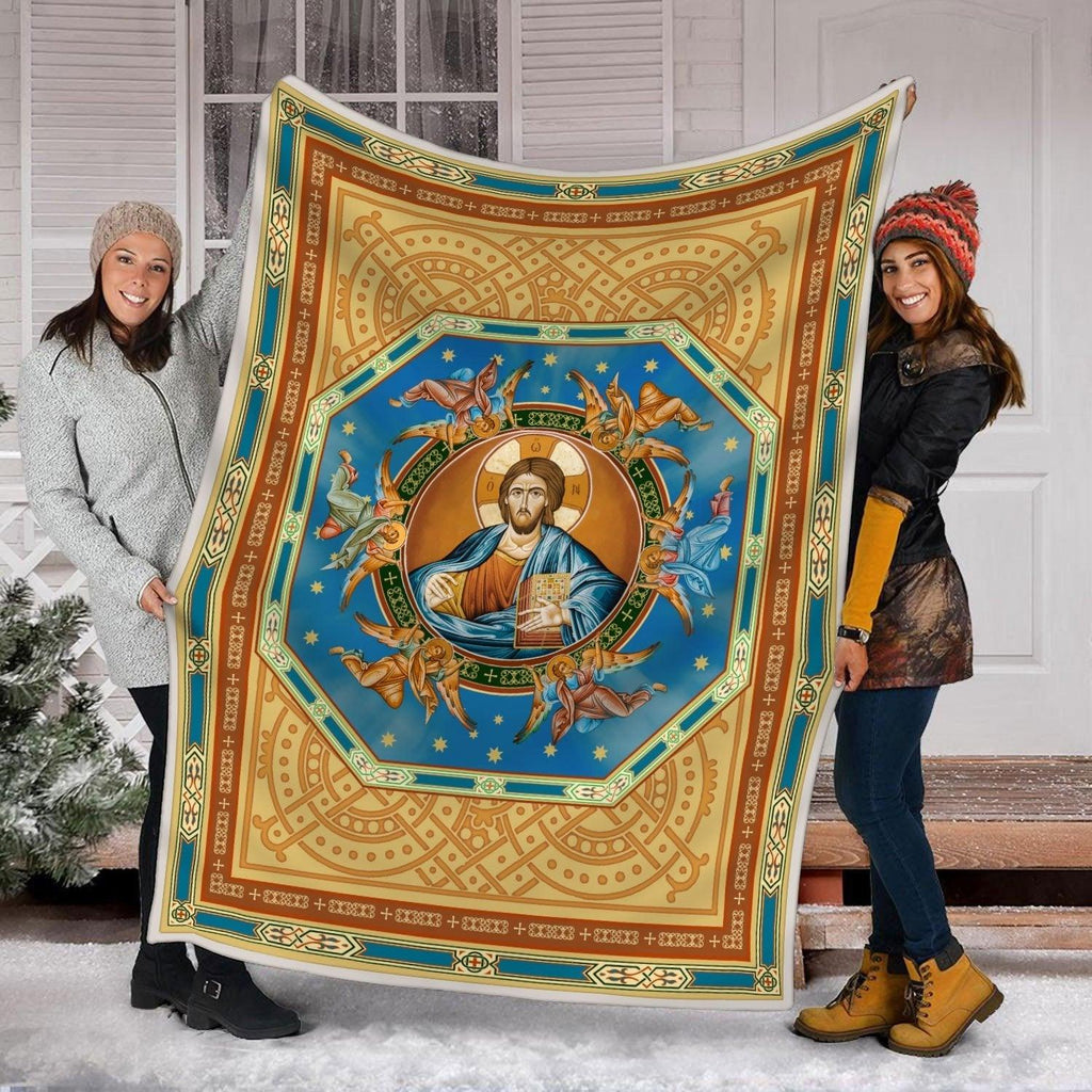 Blanket Jesus Christ Eastern Orthodox - OodieGang