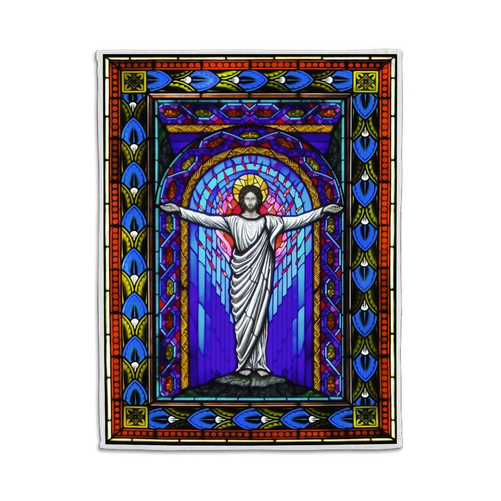 Blanket Jesus Stained Glass - OodieGang