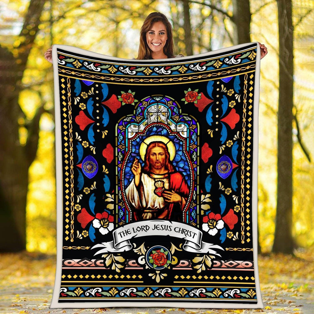 Blanket Jesus The Lord Jesus Christ Stained - OodieGang