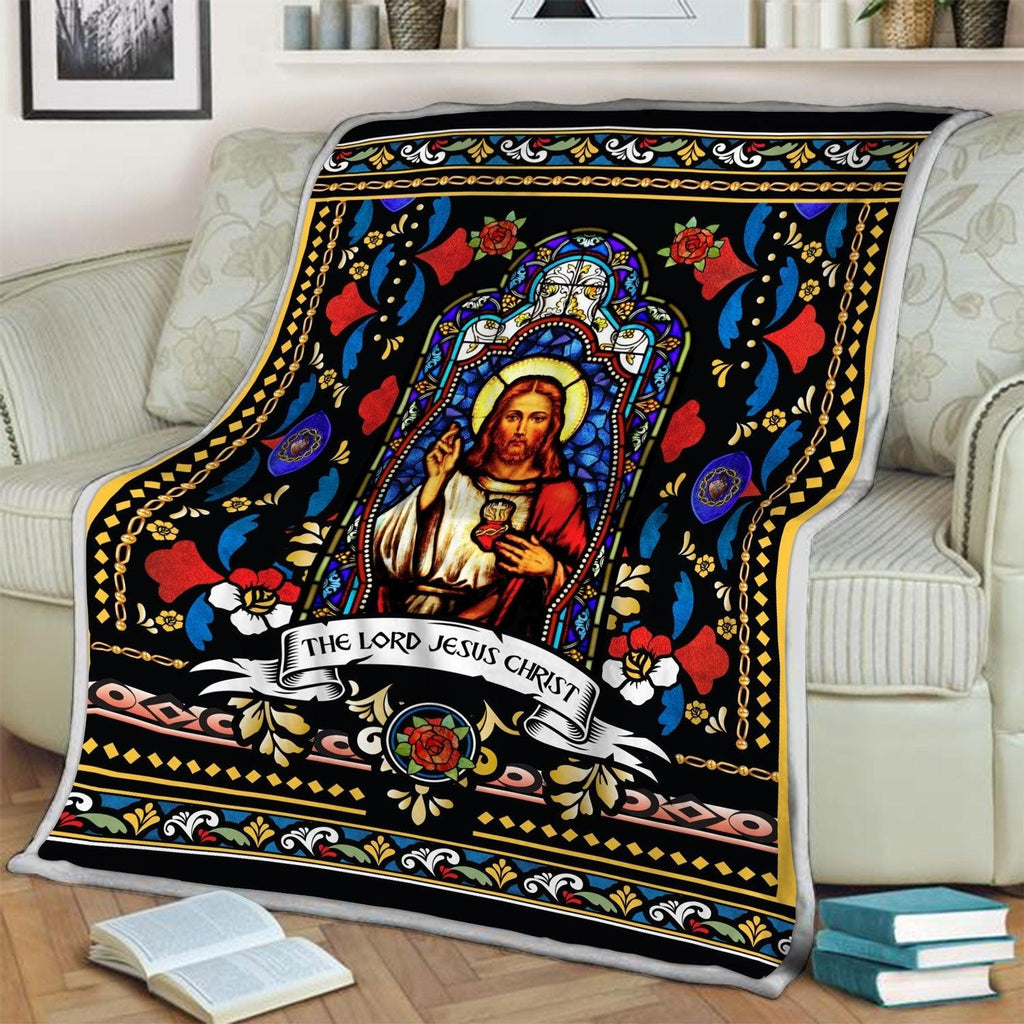 Blanket Jesus The Lord Jesus Christ Stained - OodieGang