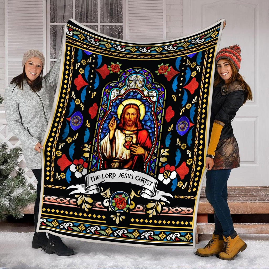 Blanket Jesus The Lord Jesus Christ Stained - OodieGang