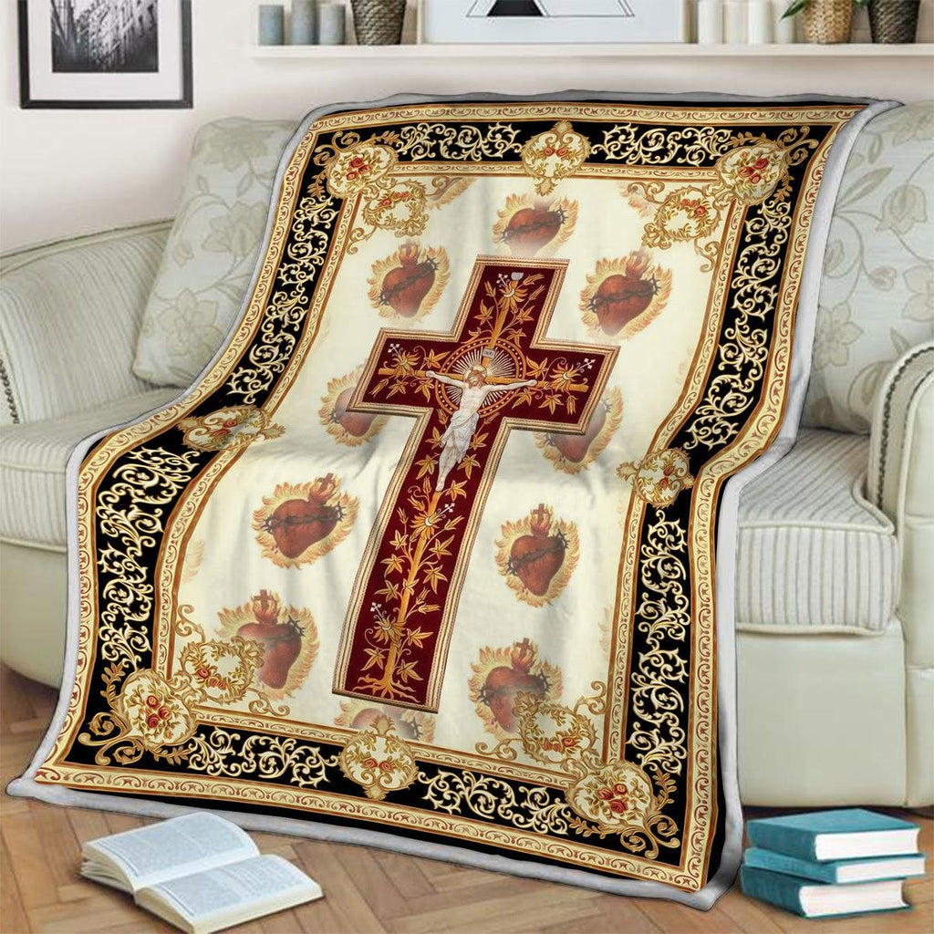 Blanket Sacred Heart Of Jesus - OodieGang