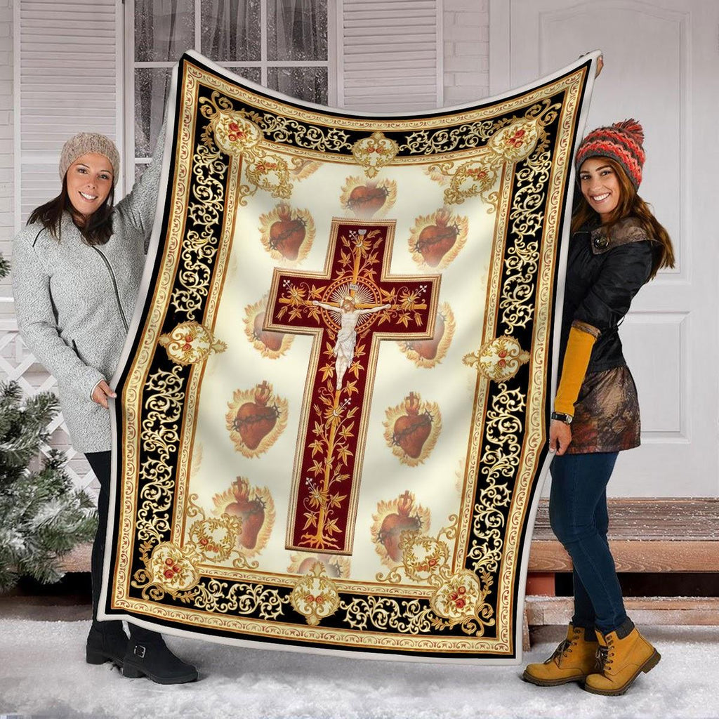 Blanket Sacred Heart Of Jesus - OodieGang