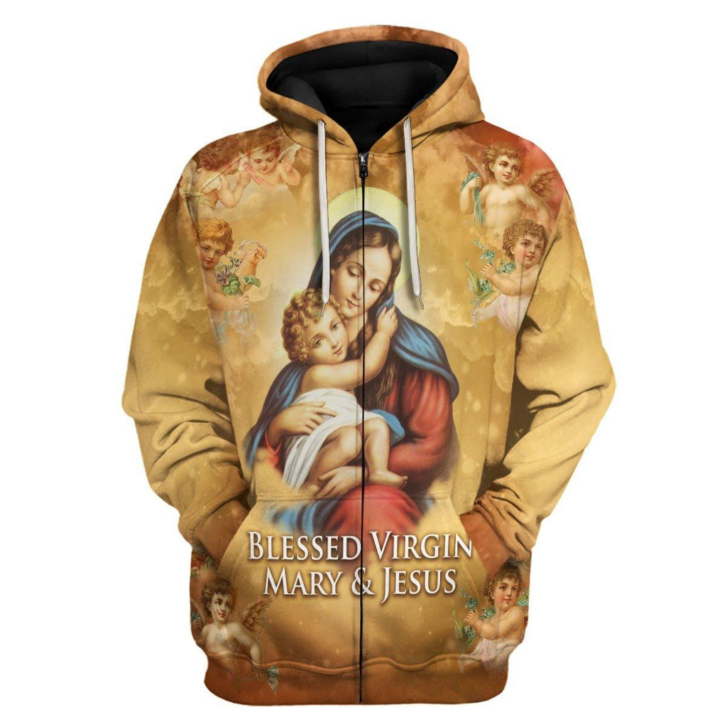 Blessed Virgin Mary & Jesus Tops - OodieGang