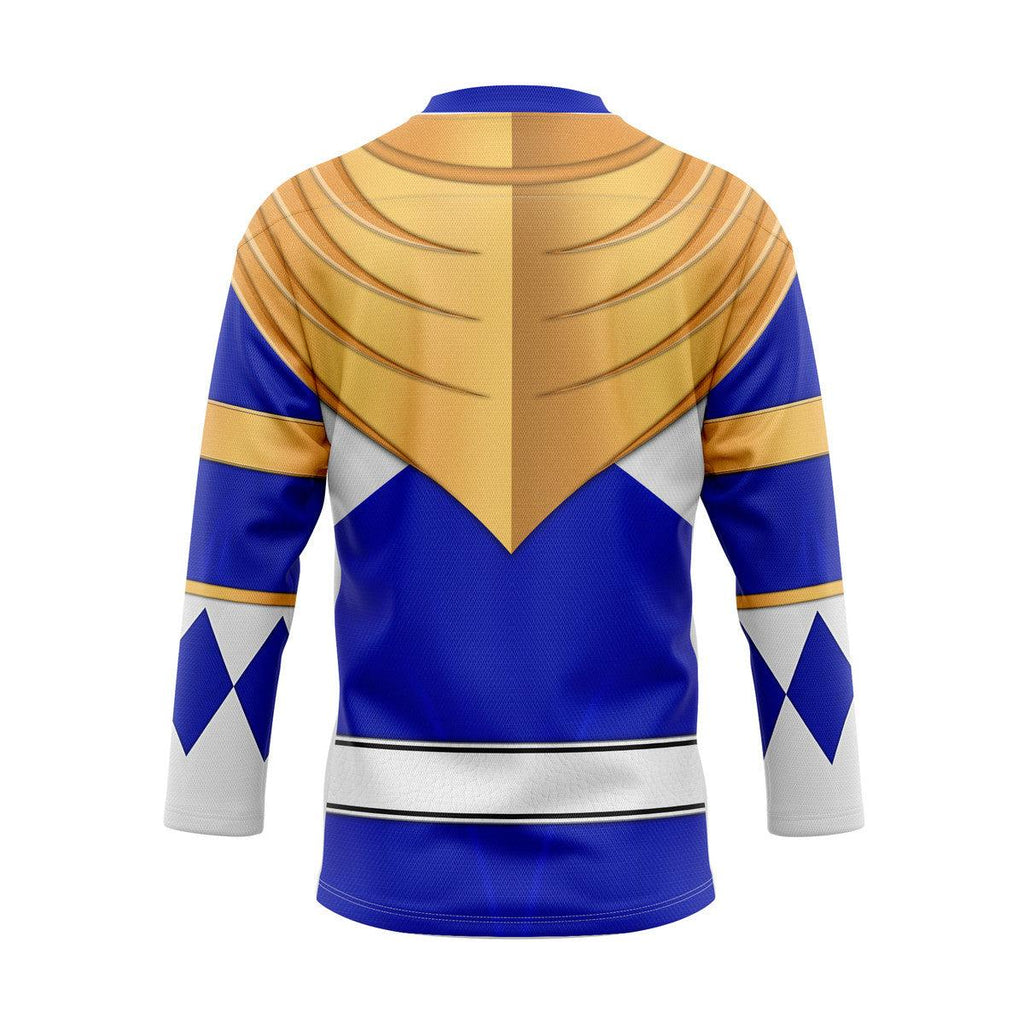 Blue Ranger Dragon Shield Hockey Jersey - OodieGang.com