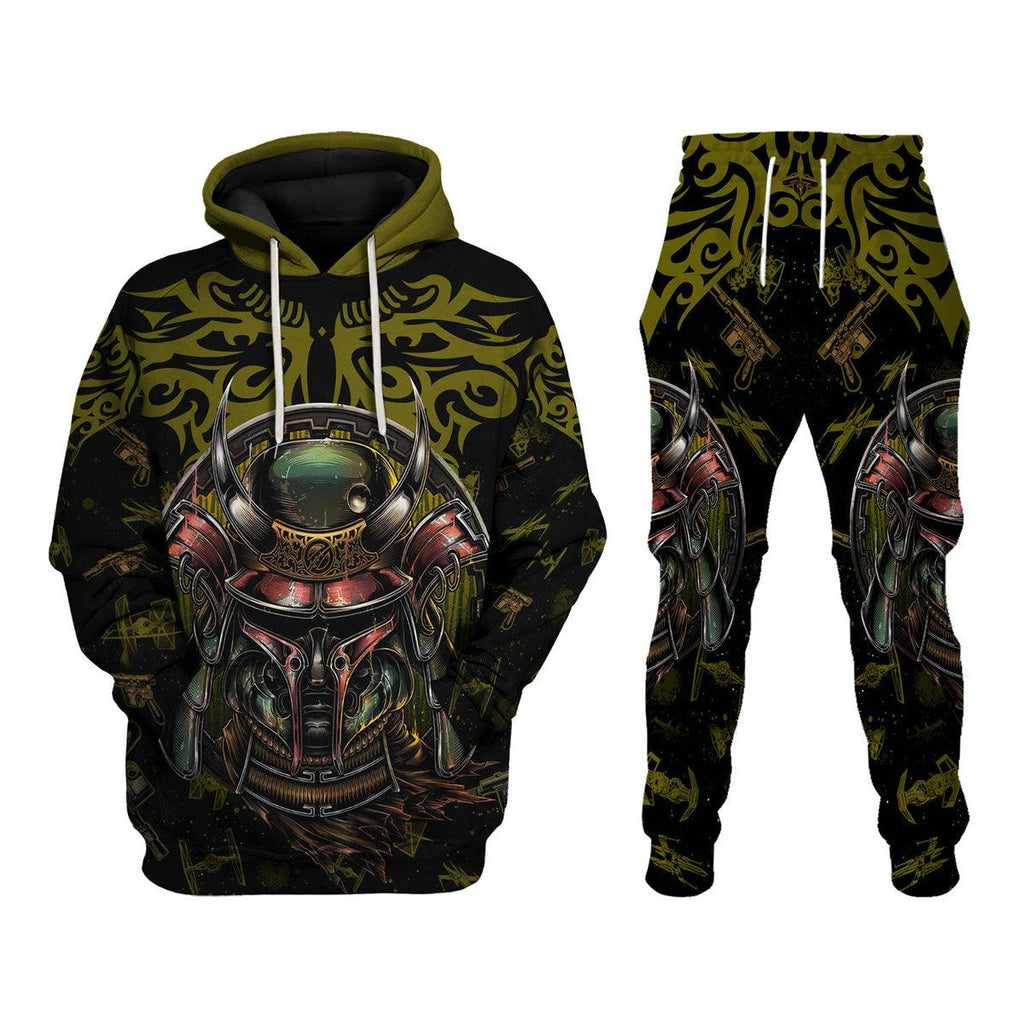 Boba Fet Samurai T-shirt Hoodie Sweatpants Apparel - OodieGang.com