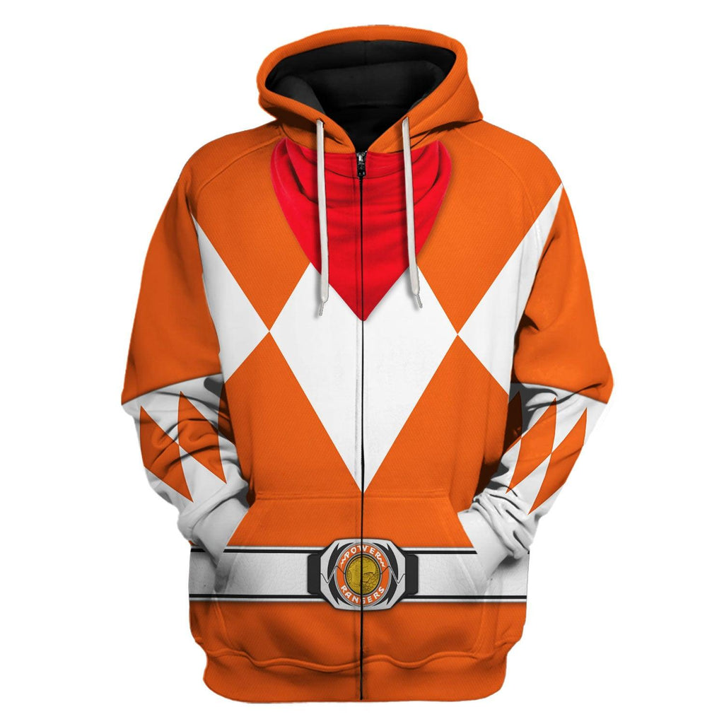 Bulk and Skull Orange Ranger Hoodies Sweatshirt T-shirt Hawaiian Sweatpants - OodieGang.com