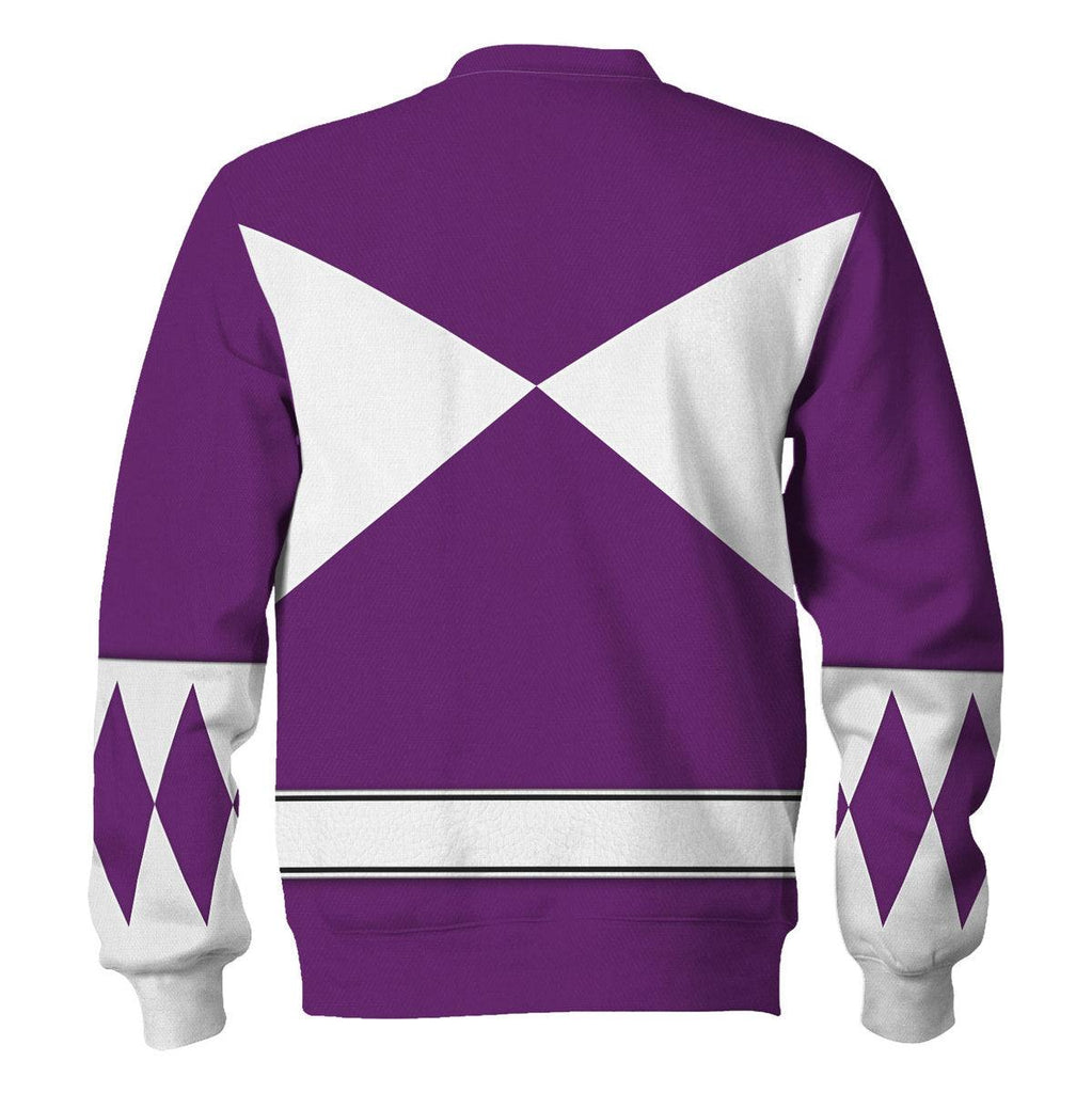 Bulk and Skull Purple Ranger Hoodies Sweatshirt T-shirt Hawaiian Sweatpants - OodieGang.com