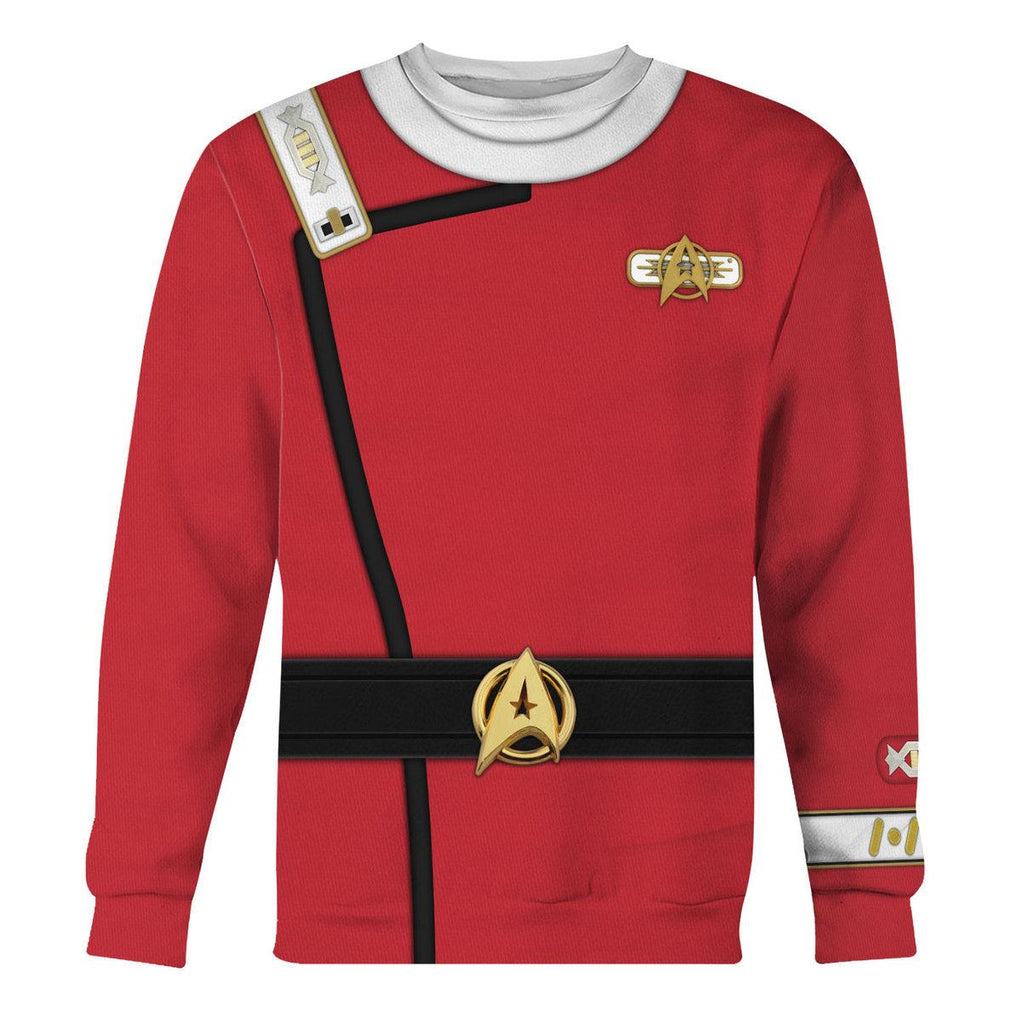 Captain Spock Costume Officer Hoodie Sweatshirt T-Shirt Sweatpants Apparel - OodieGang.com