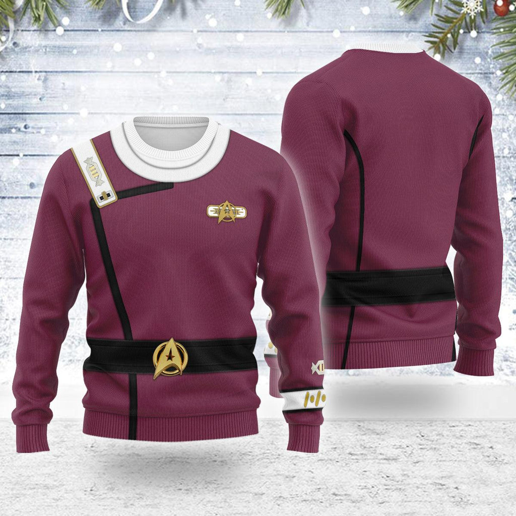 Captain Spock Themed Costume Christmas Wool Sweater - OodieGang.com