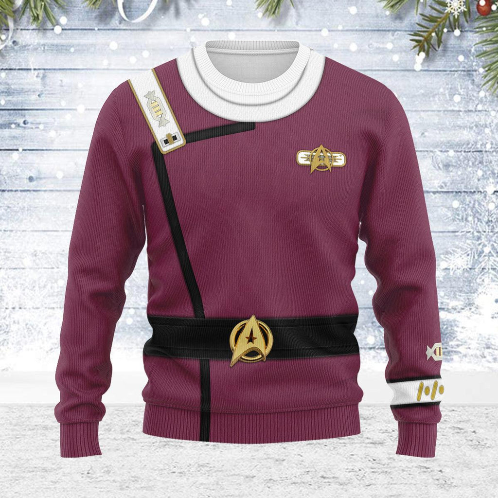 Captain Spock Themed Costume Christmas Wool Sweater - OodieGang.com