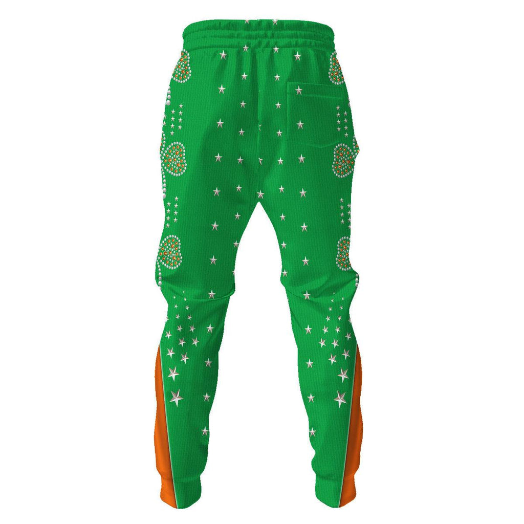 Celebrating the King: Elvis Presley Costume for St. Patrick's Day Hoodie Sweatshirt T-Shirt Sweatpants - OodieGang.com