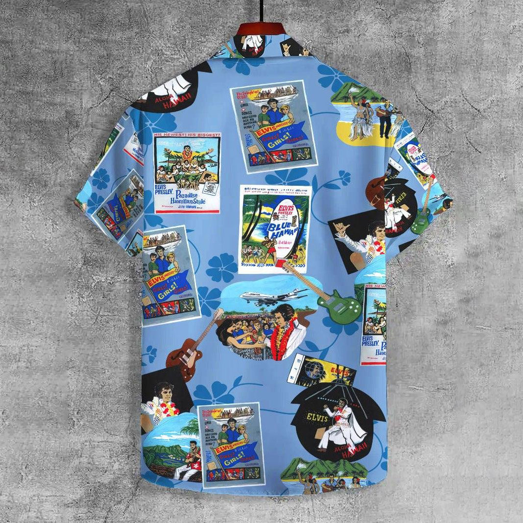 CLASSIC MUSIC EL14 CHARACTER PRINTED UNISEX CASUAL HAWAIIAN SHIRT - OodieGang.com