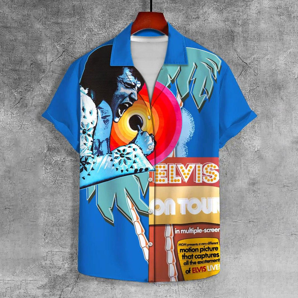 CLASSIC MUSIC LBS-002 CHARACTER PRINTED UNISEX CASUAL HAWAIIAN SHIRT - OodieGang.com