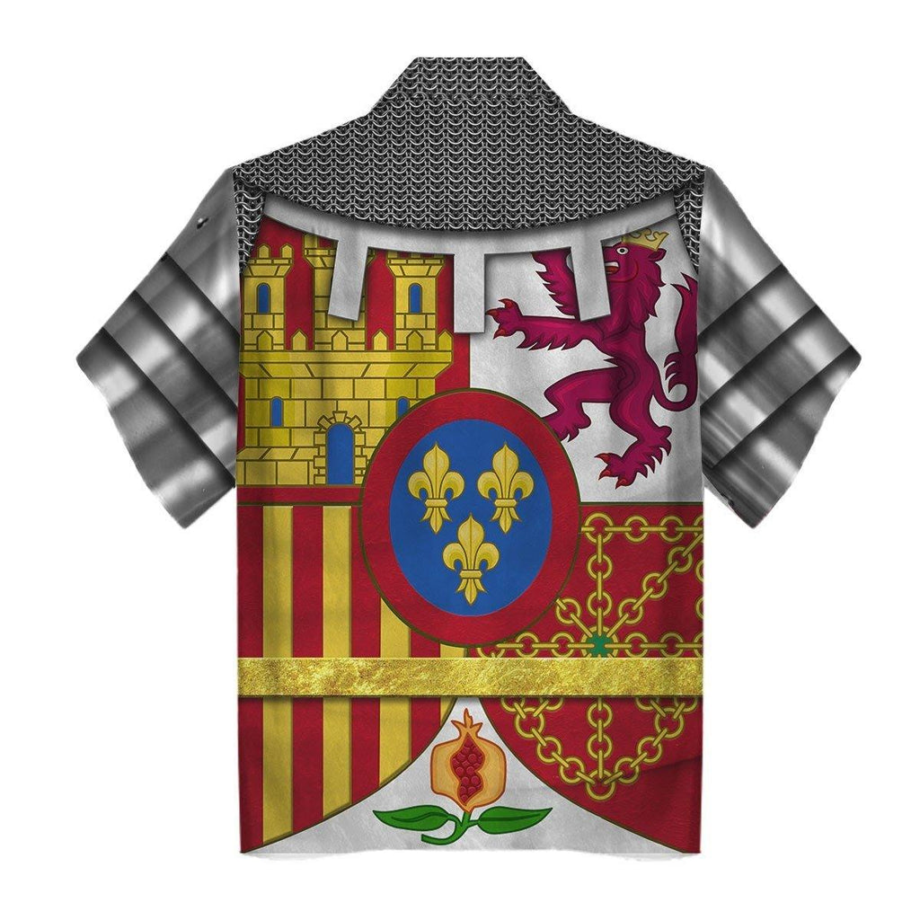 Coat Of Arms Of Spain Unisex Hawaiian Shirt - OodieGang.com