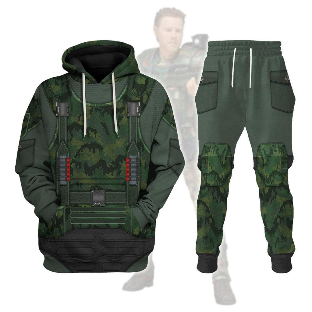 Colonial Marine Uniform Character Costume T-shirt Hoodie Sweatpants Apparel - CustomsPig.com