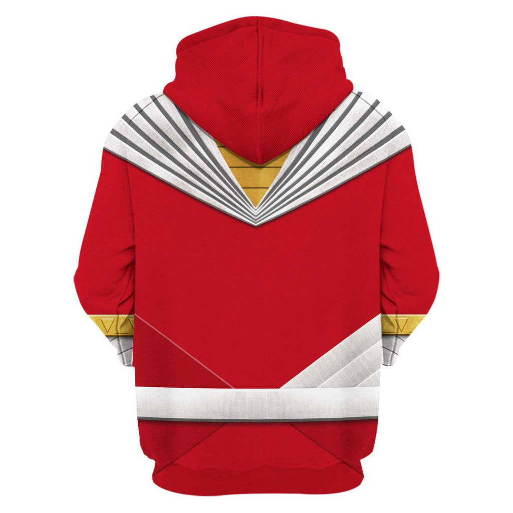 Cosmic Fury Red Ranger Hoodies Sweatshirt T-shirt ZipHoodies Sweatpants - OodieGang.com