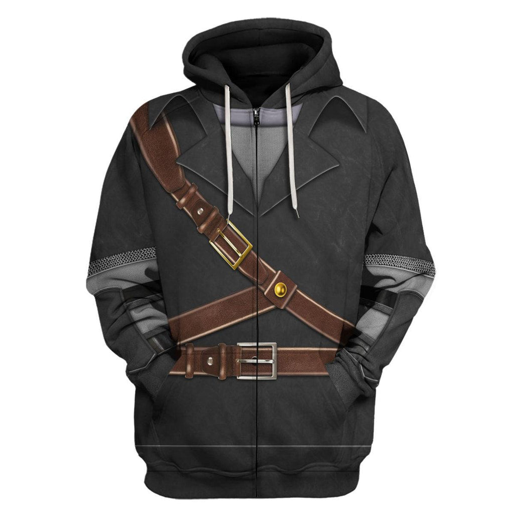 Dark Link Attire Shield Unisex Hoodie Sweatshirt T-shirt Sweatpants Cosplay - OodieGang.com