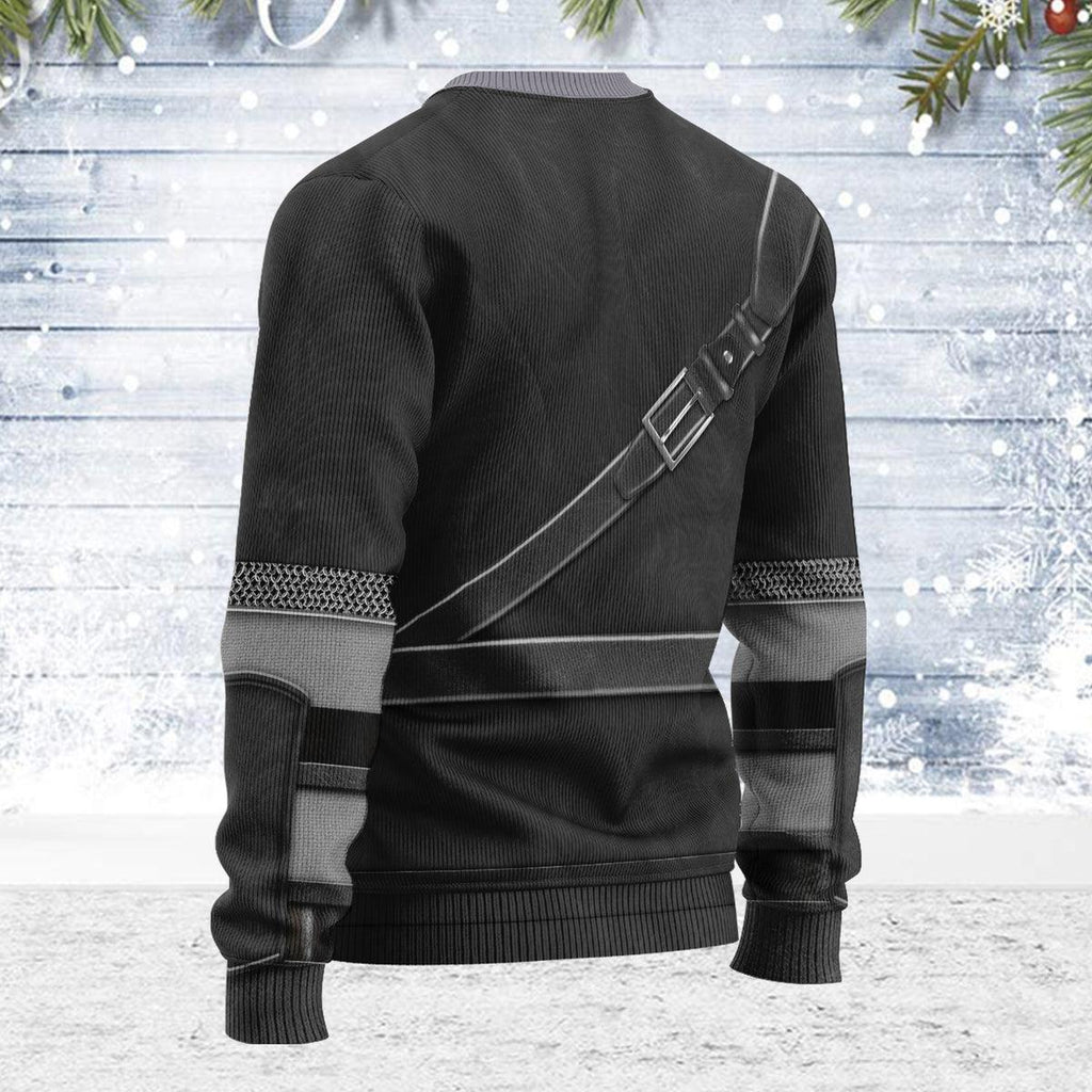 Dark Link Themed Costume Unisex Christmas Wool Sweater - OodieGang.com