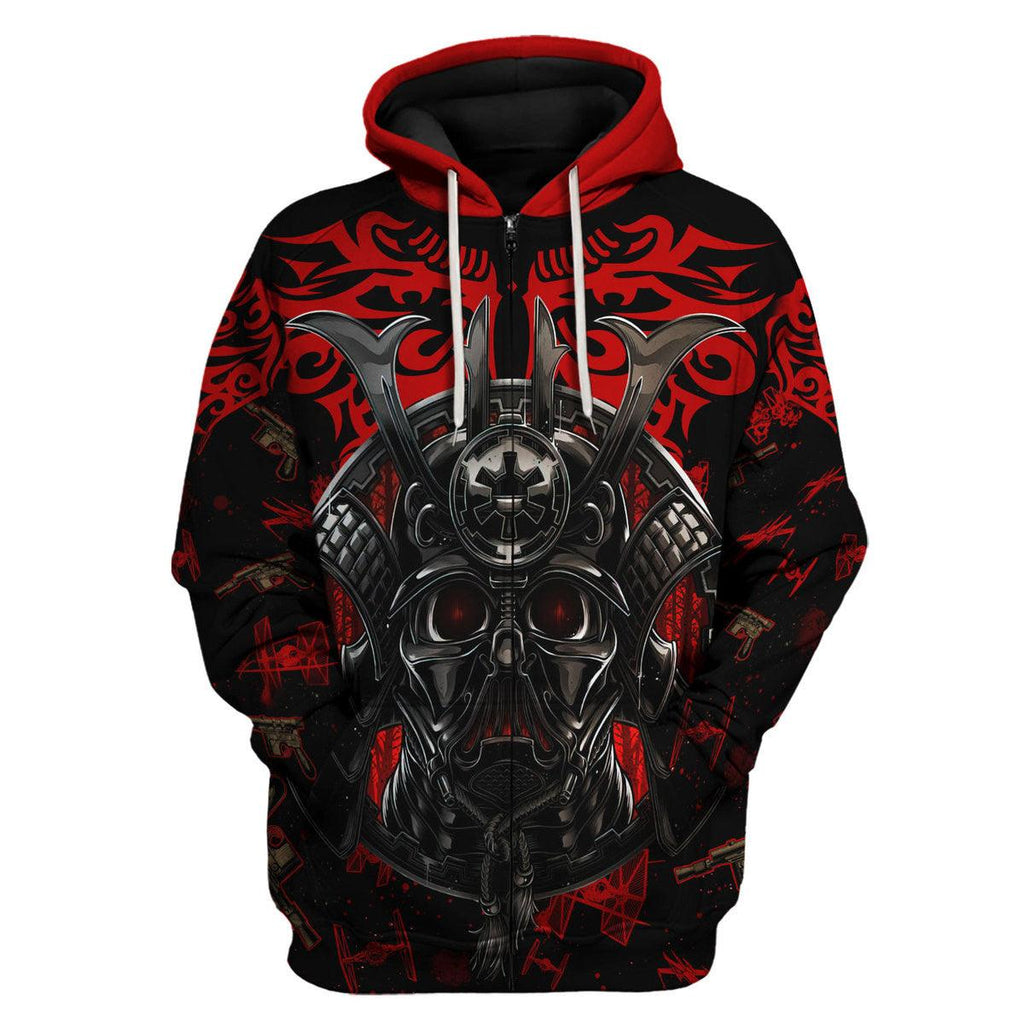 Darth Vader Samurai T-shirt Hoodie Sweatpants Apparel - OodieGang.com