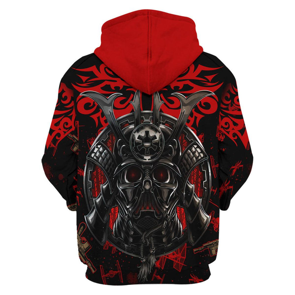 Darth Vader Samurai T-shirt Hoodie Sweatpants Apparel - OodieGang.com