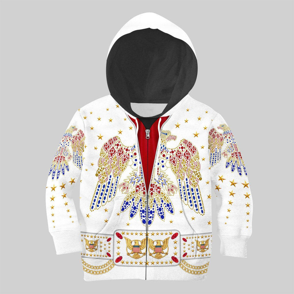 Elvis Costume Kid Hoodie Sweatshirt T-Shirt - Oodiegang.com